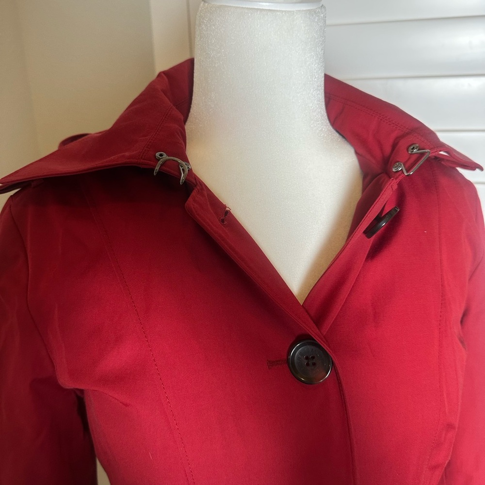 Michael kors Women's Red Button-Up Coat - Picture 7 of 13